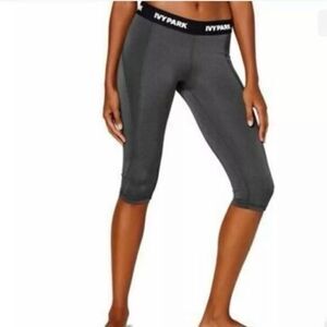 Ivy Park Beyonce Grey Cropped Leggings